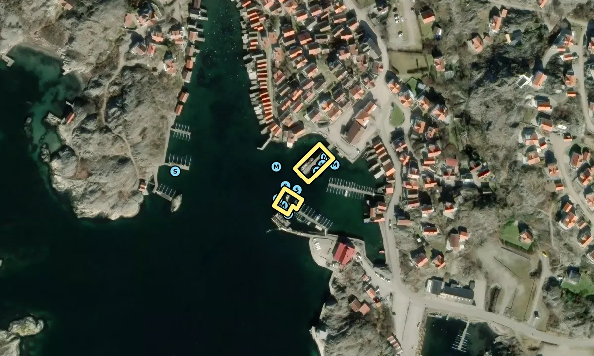 Satelite image of Hälleviksstrand