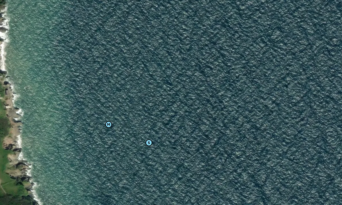 Satelite image of Hallsands Start Bay