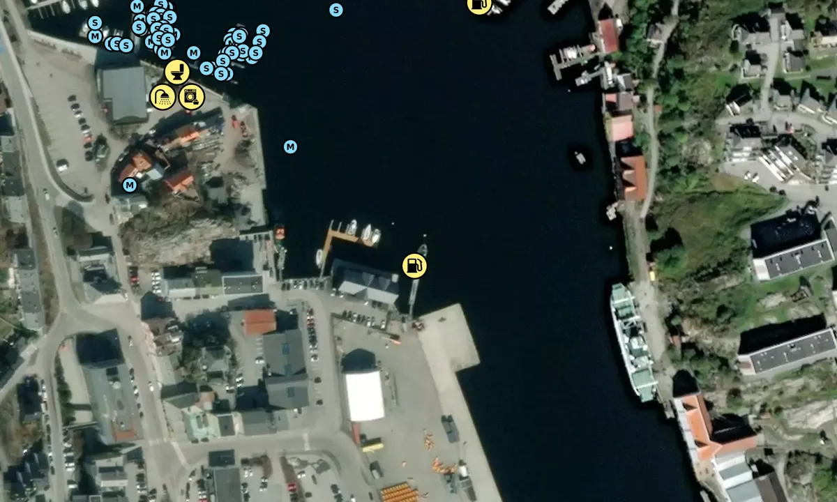 Satelite image of Haltbakk Bunkers - Kristiansund