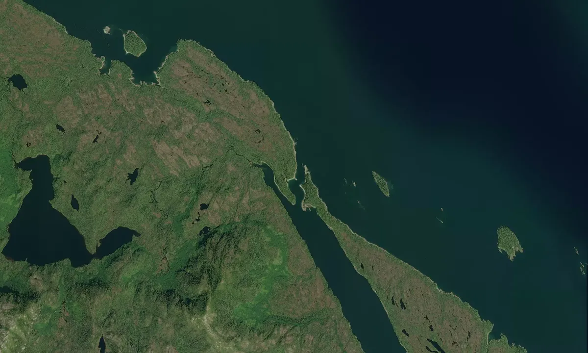 Flyfoto av Ham Island
