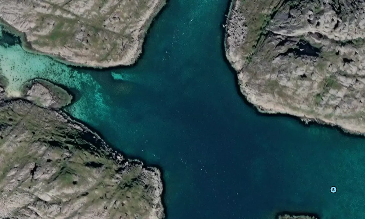 Satelite image of Hamnøya