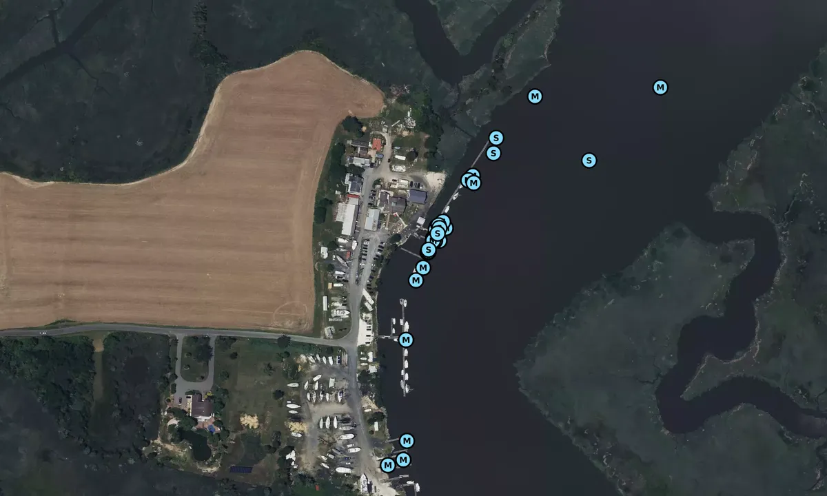 Satelite image of Hancock Harbor Marina