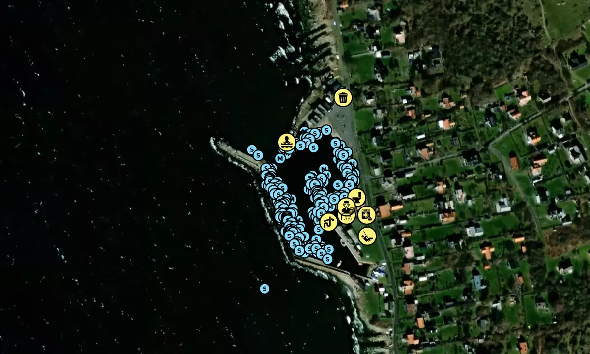 Satelite image of Hanö Gästhamn