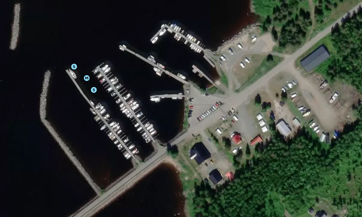 Satelite image of Haparandahamn