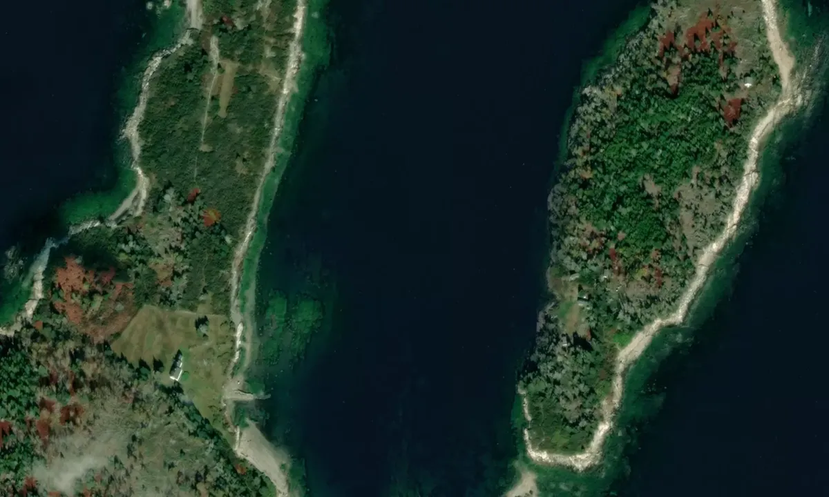 Flyfoto av Harbor Island