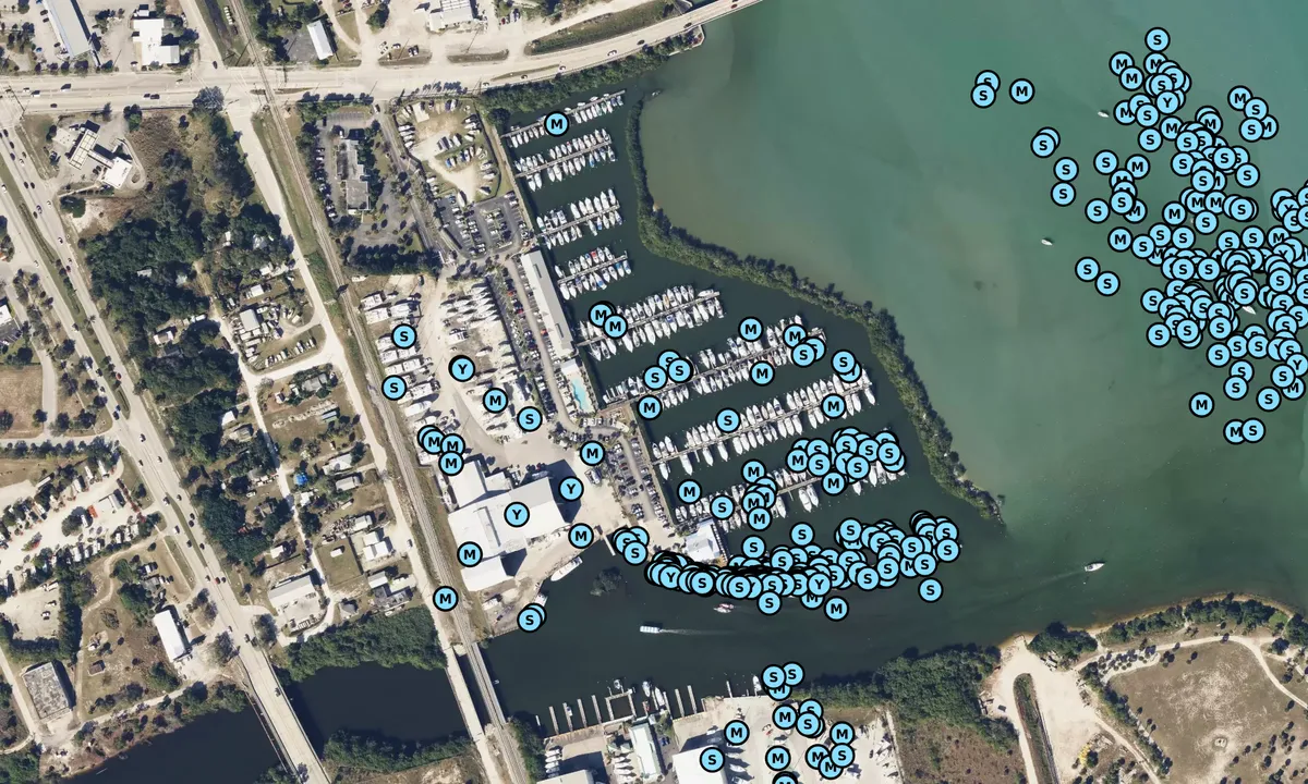 Satelite image of Harbor Town