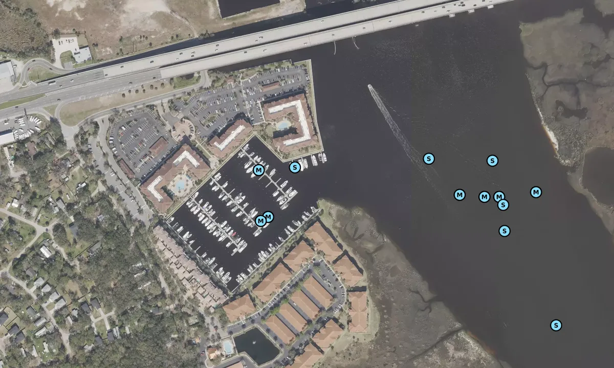 Satelite image of Harbortown Marina - Jacksonville