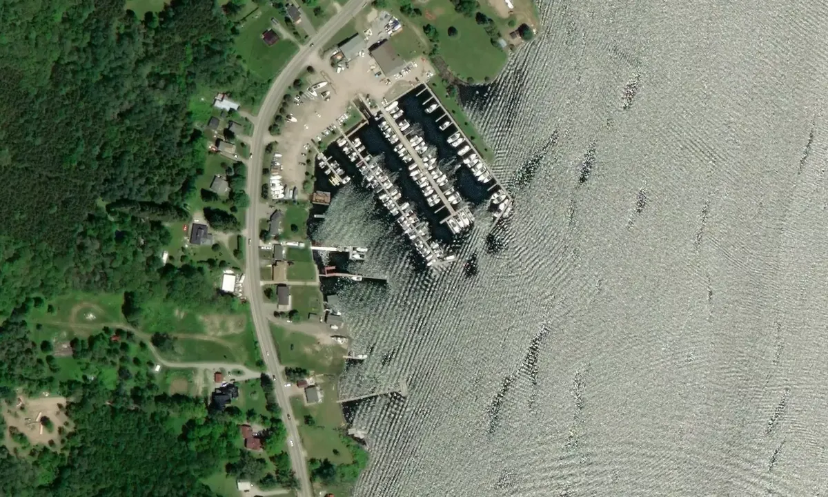 Satelite image of Harbour West Marina - Penetanguishene