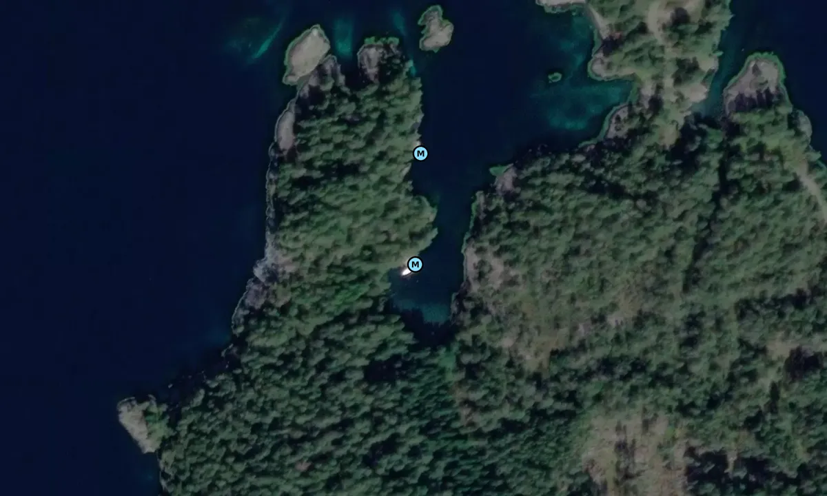Satelite image of Hardingavågen naturhavn