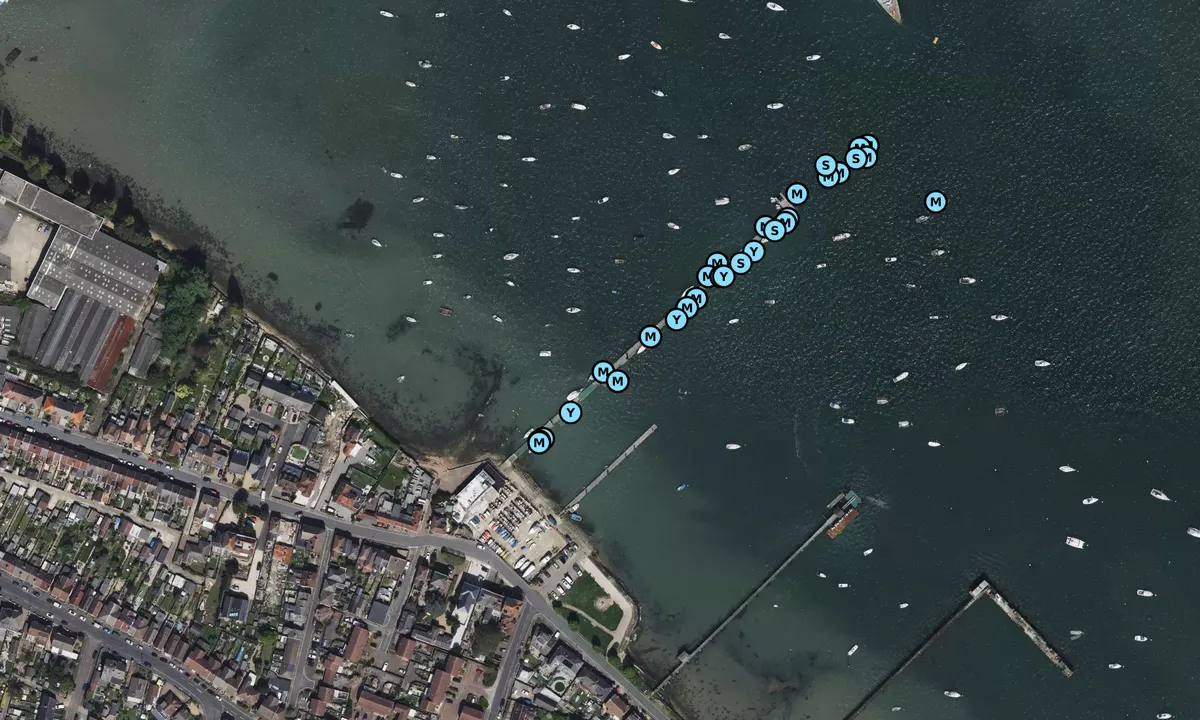 Satelite image of Hardway Sailing Club