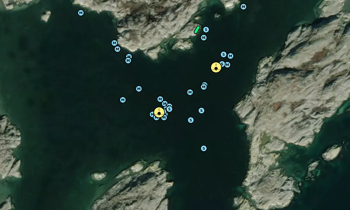 Satelite image of Härmanö - SXK Västkust bouy
