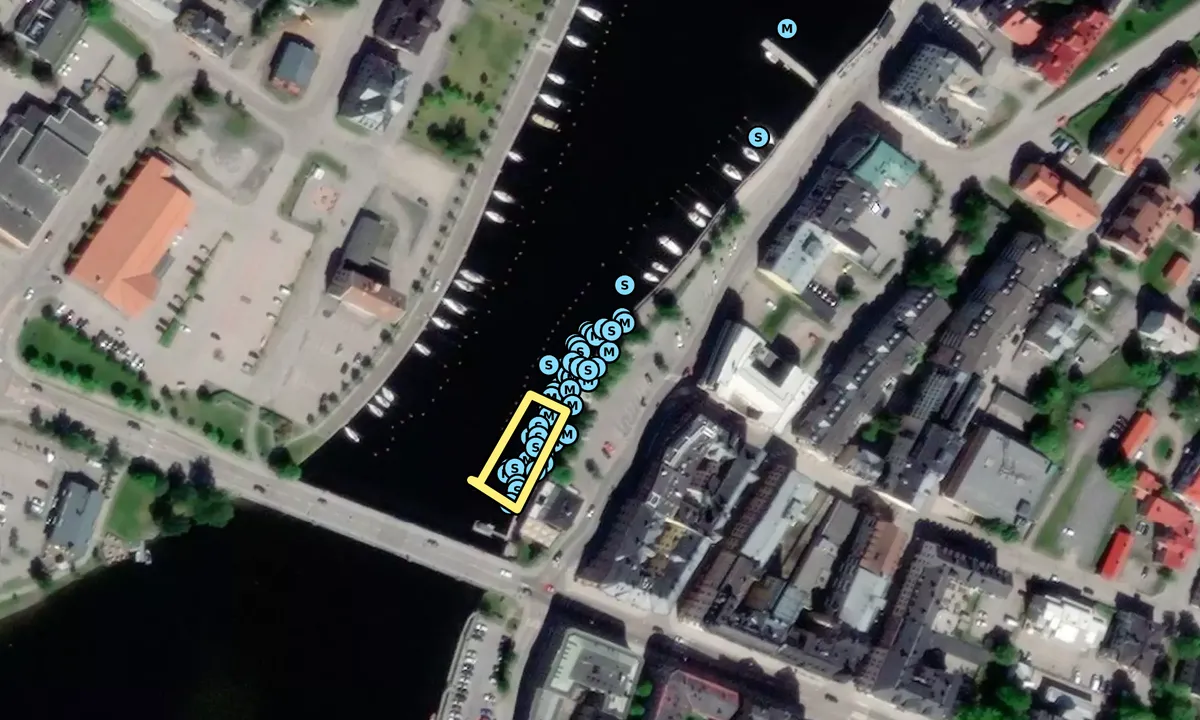 Satelite image of Härnösand - Norra hamnen, Skeppsbron