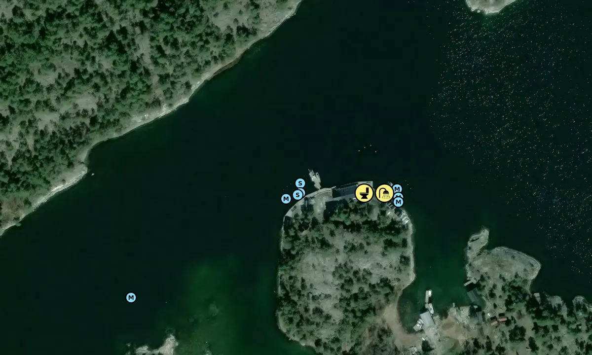 Satelite image of Harö natur
