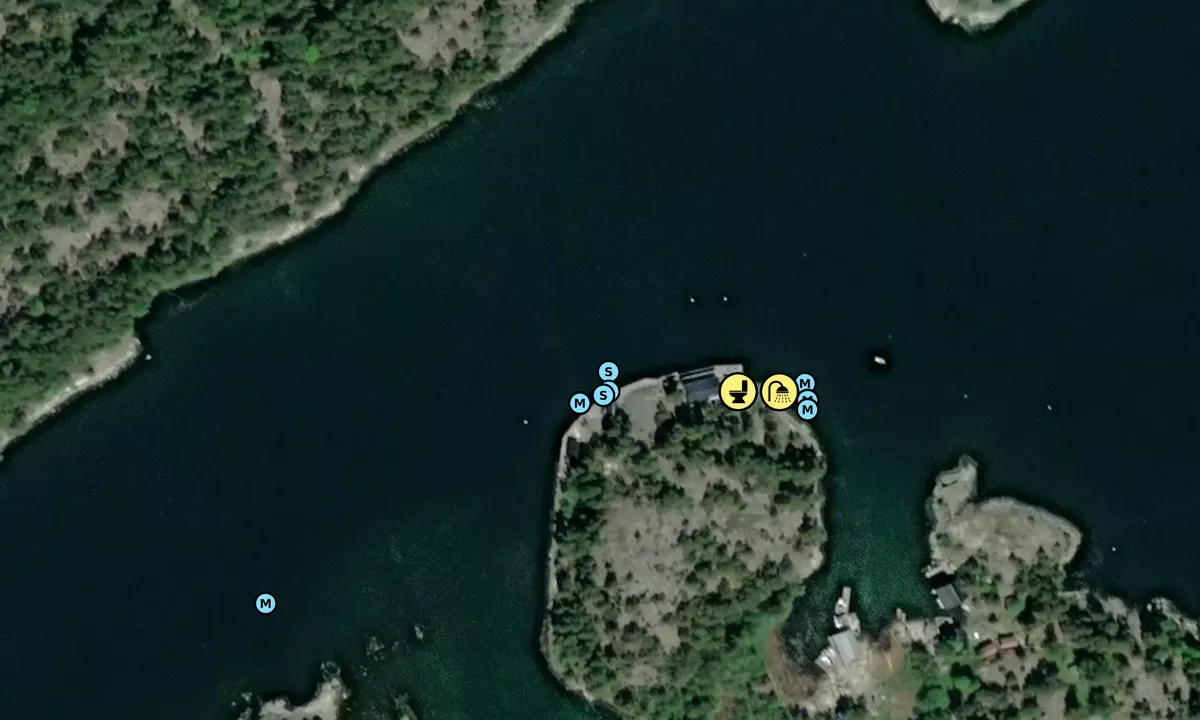 Satelite image of Harö natur