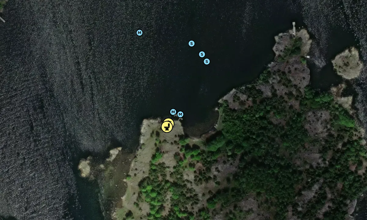 Satelite image of Harön - Nordvästra udden