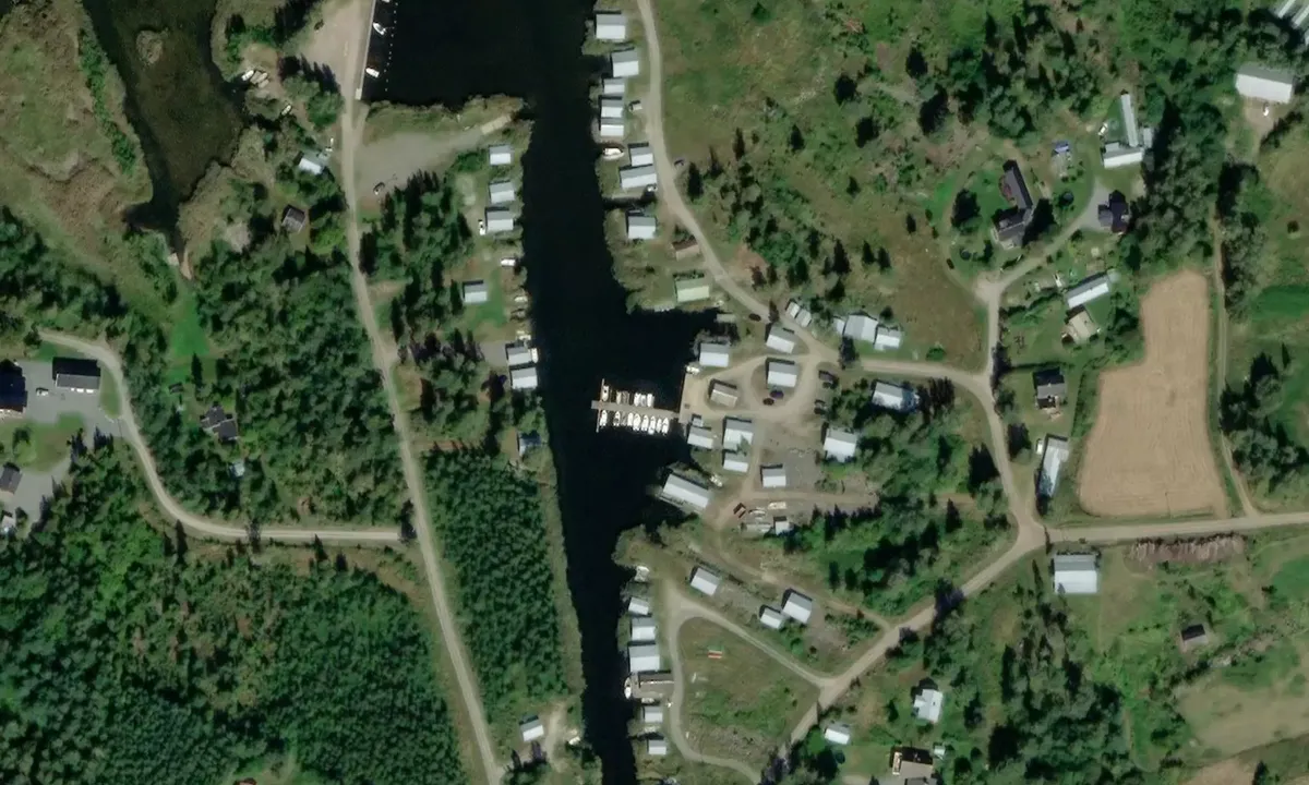 Satelite image of Harrström Gästhamn