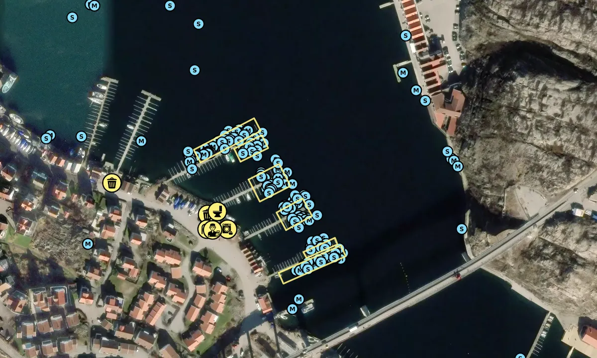 Satelite image of Hasselösund Gästhamn