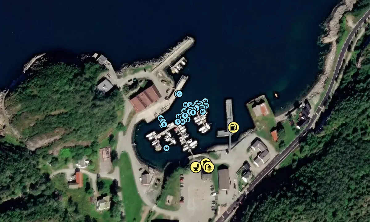 Satelite image of Hasselvika