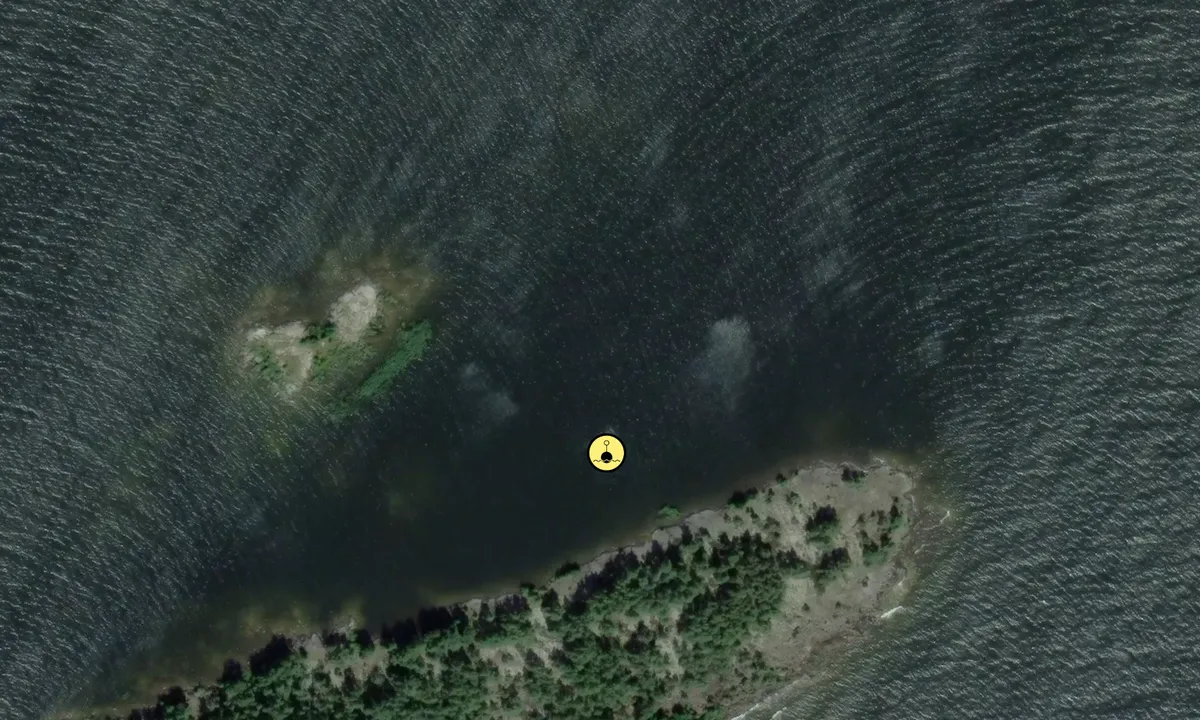 Satelite image of Hästholmen - SXK Vänerkretsen bouy