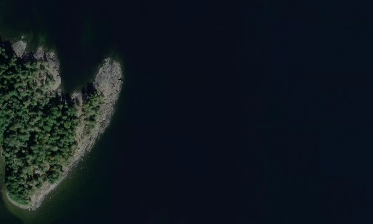 Satelite image of Hästholms hamn