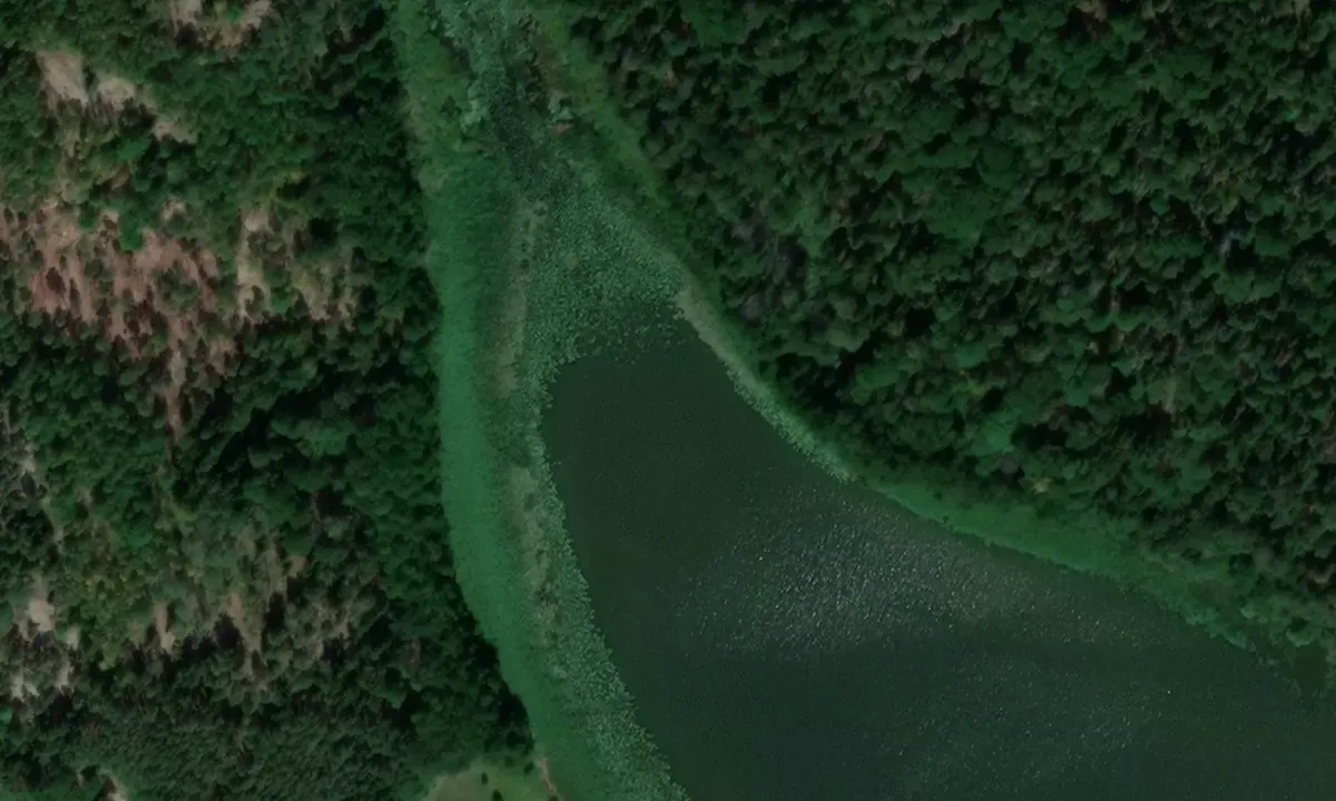 Satelite image of Hästskoviken 