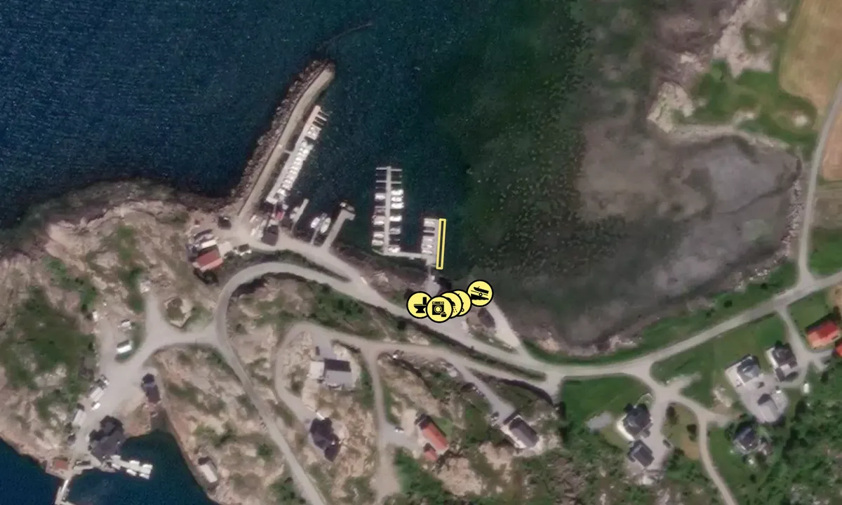 Satelite image of Hasvåg Båtforening