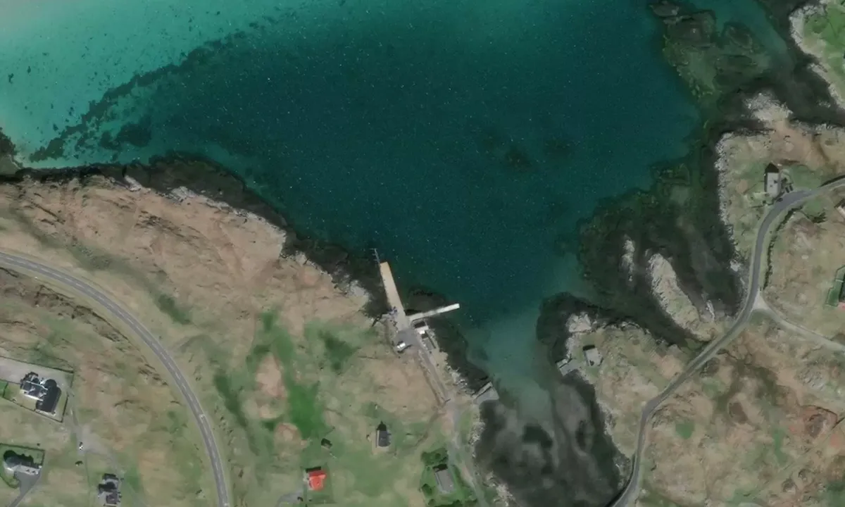 Satelite image of Haun Bay