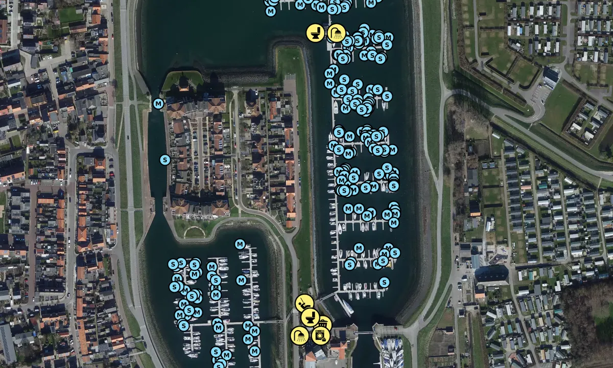 Satelite image of Haven Wemeldinge