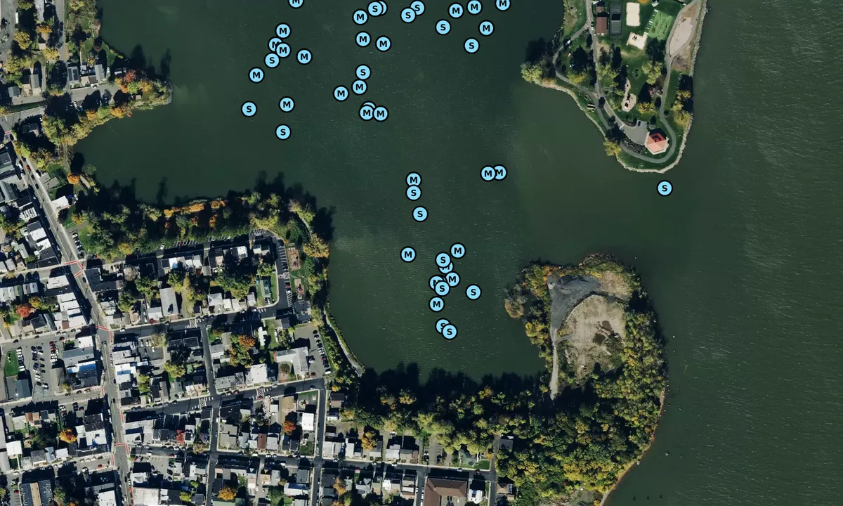 Satelite image of Haverstraw Cove