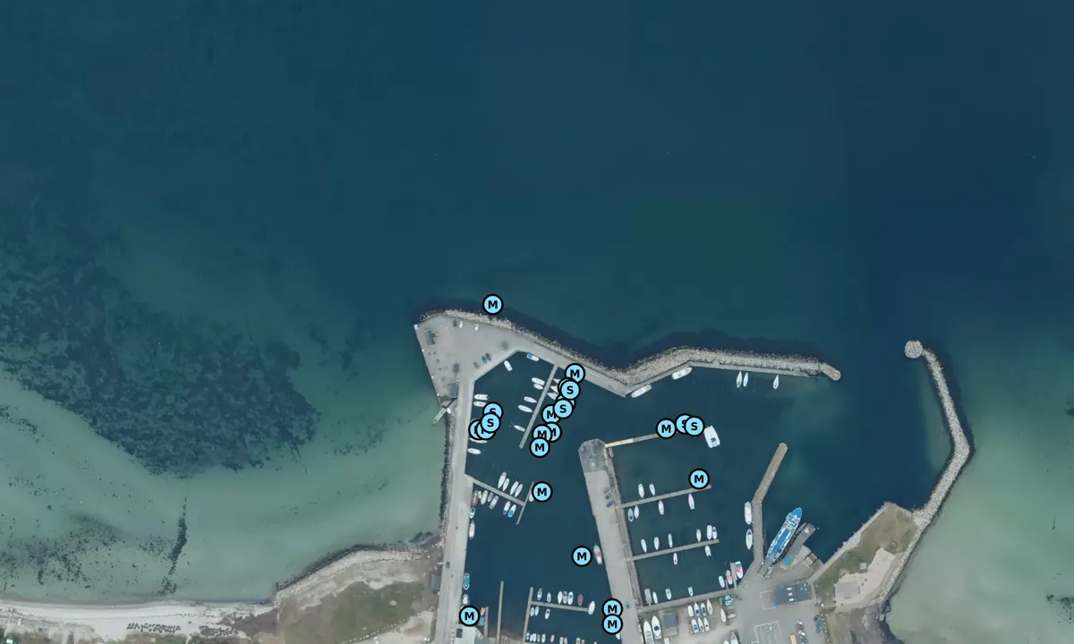 Satelite image of Havnsø Havn