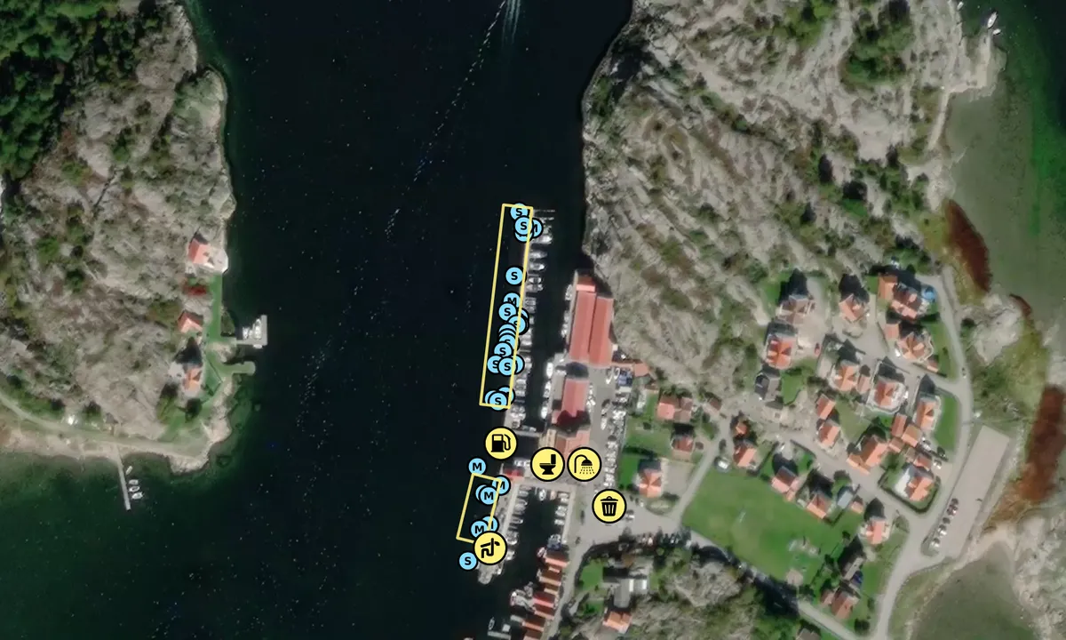 Satelite image of Havstenssund Gästhamn - GBM Marin