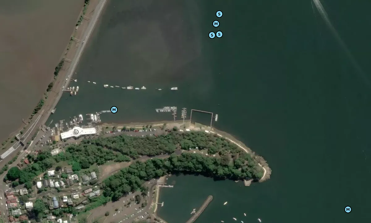 Satelite image of Hawkesbury River Marina - Brooklyn