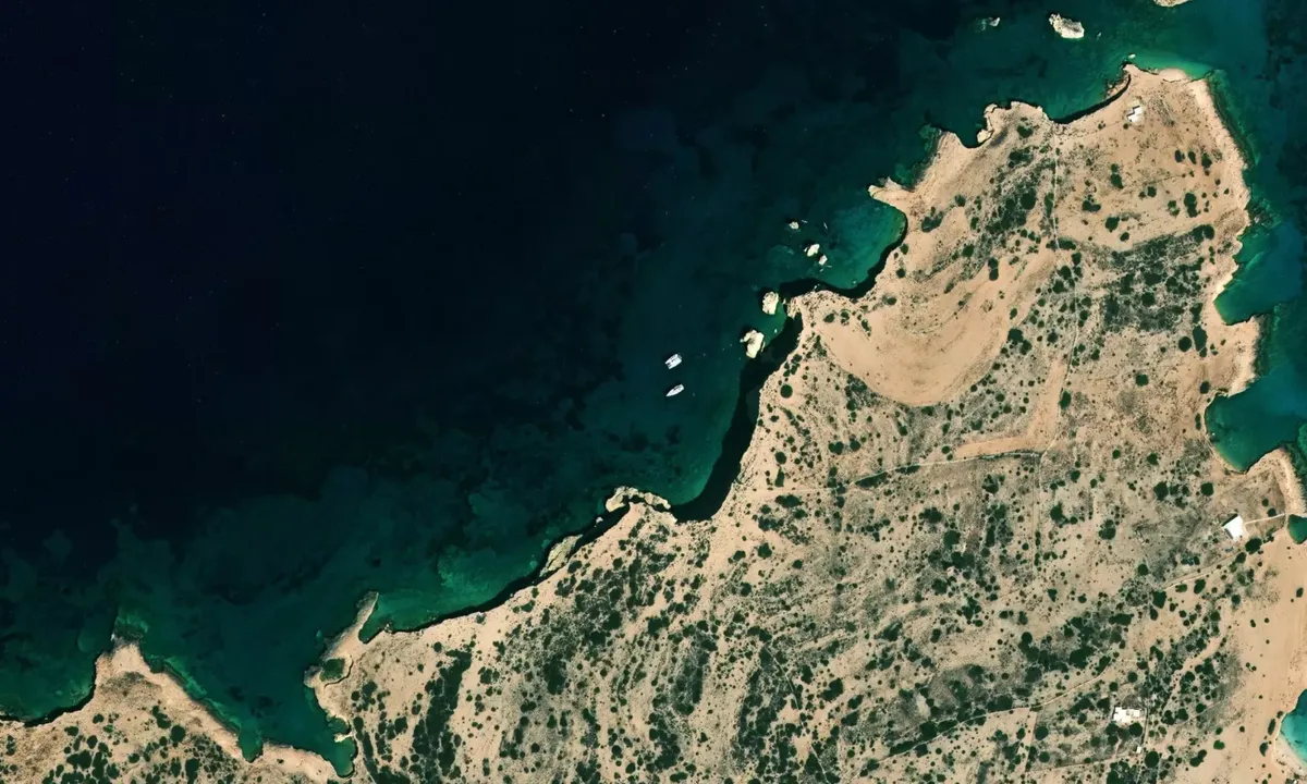 Flyfoto av Haystack Beach
