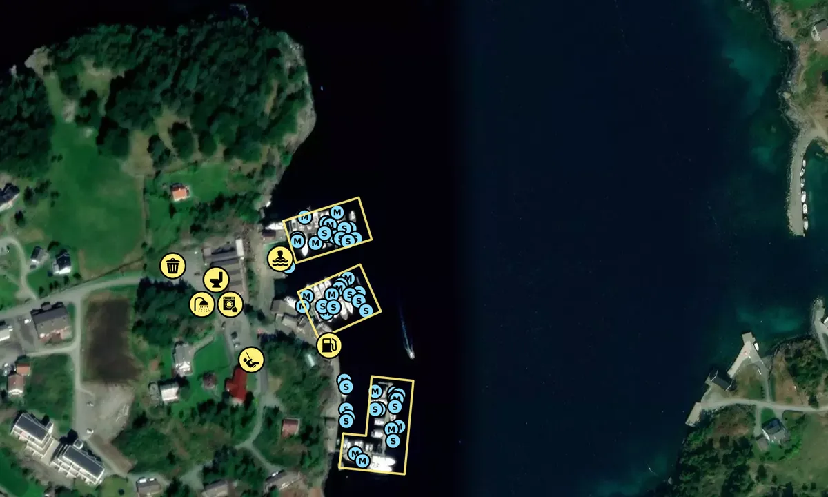 Satelite image of Helgøysund Marina