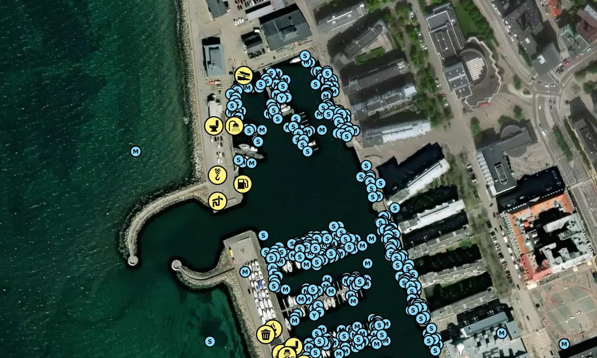 Satelite image of Helsingborg - Norra hamnen