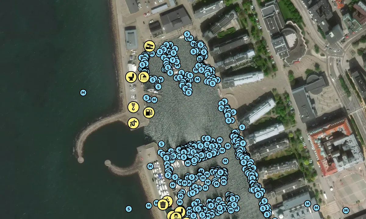 Satelite image of Helsingborg - Norra hamnen