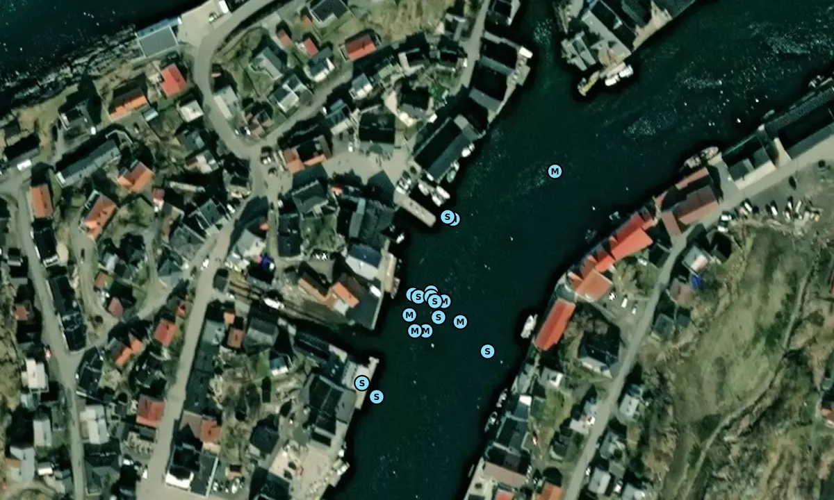 Satelite image of Henningsvær Marina