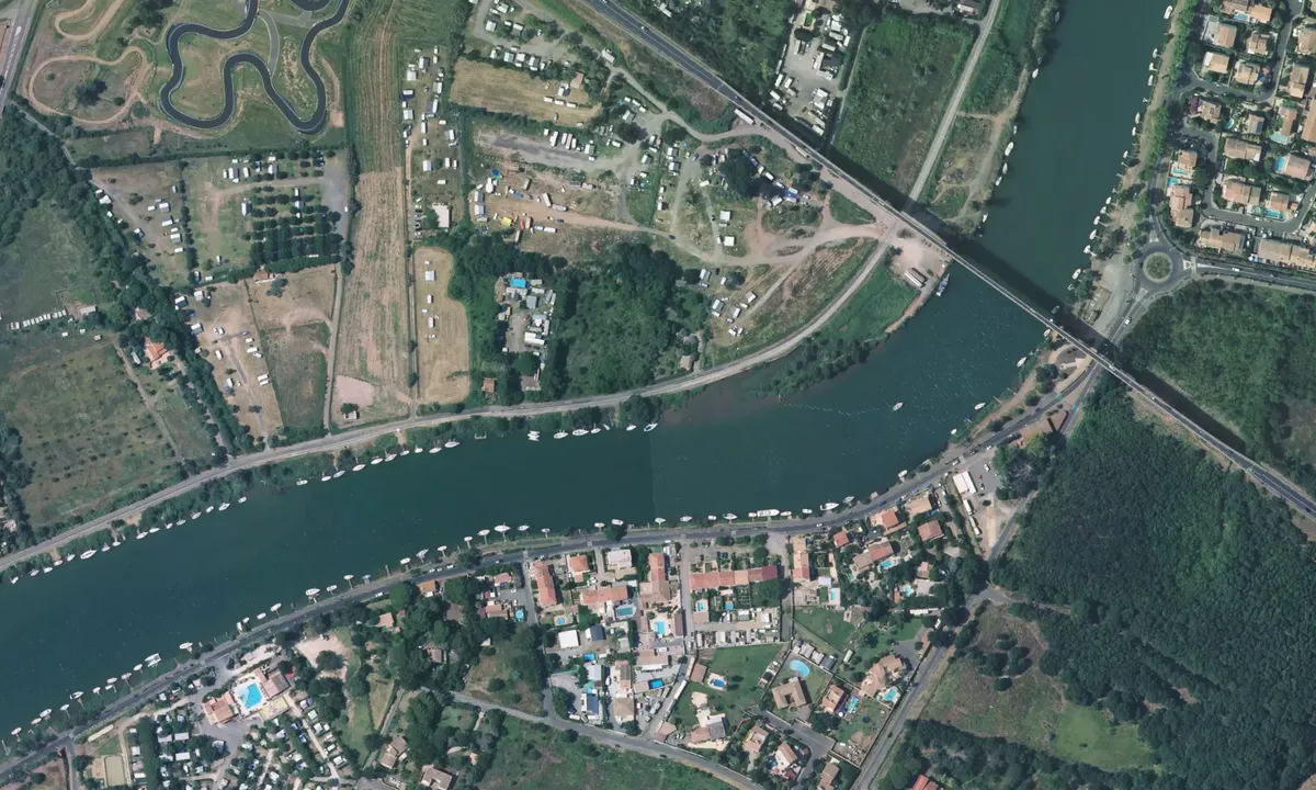 Flyfoto av herault Agde