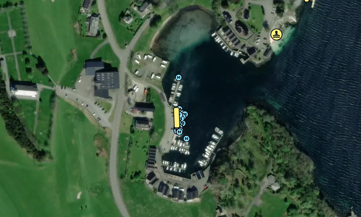 Satelite image of Herdla
