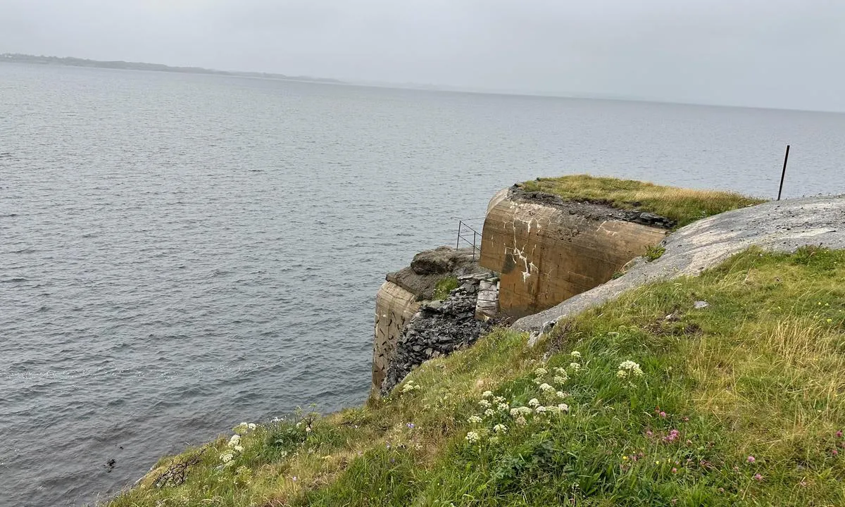 Herdla Landhandel - Herdlesund: Nydelig utsikt ved torpedobatteriet.