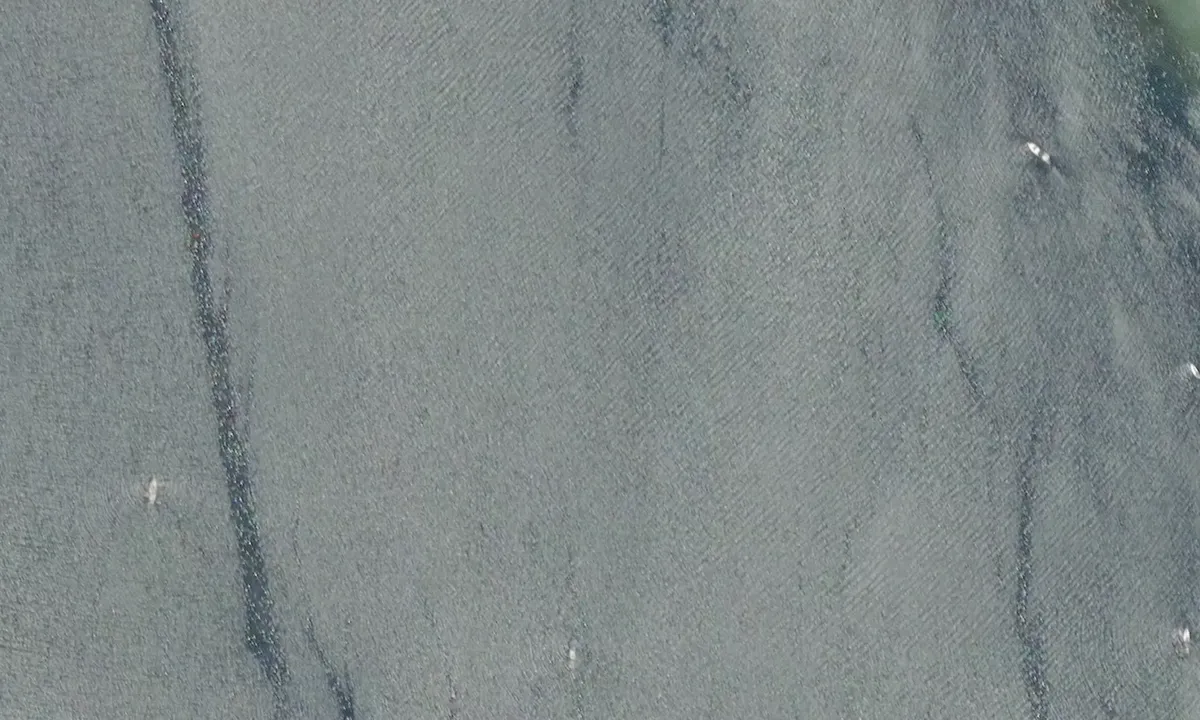 Flyfoto av Heriot Bay