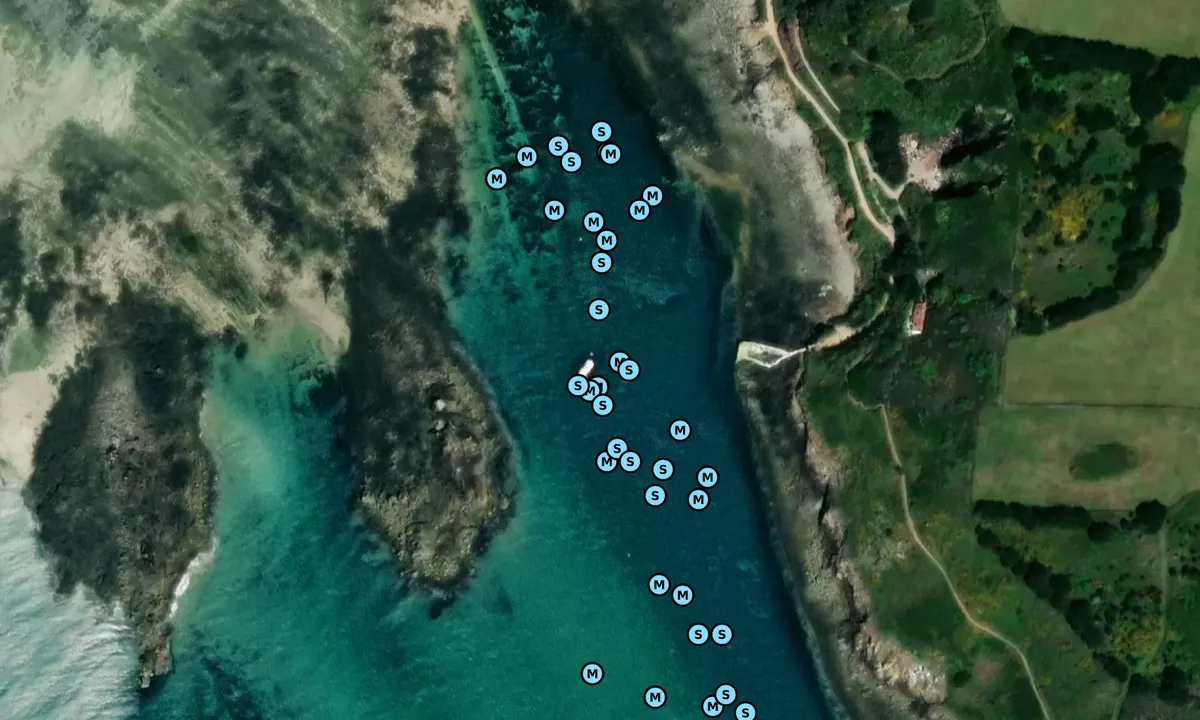 Satelite image of HERM Harbour