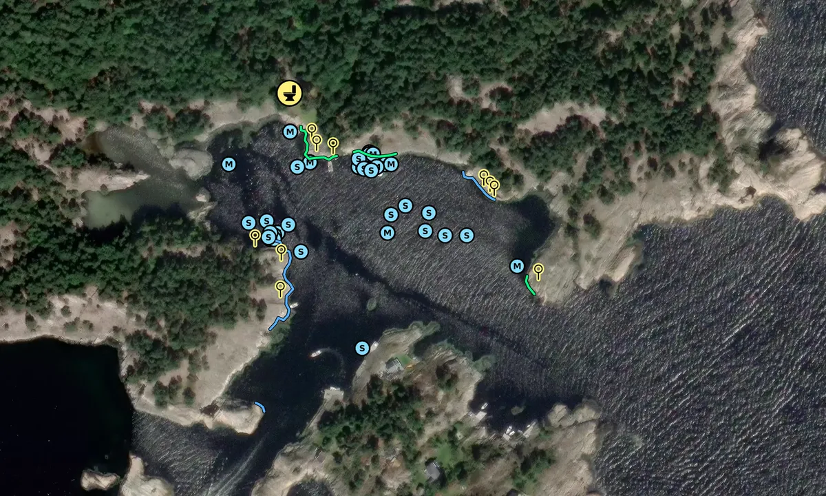 Satelite image of Hestehodet - Bragdøya