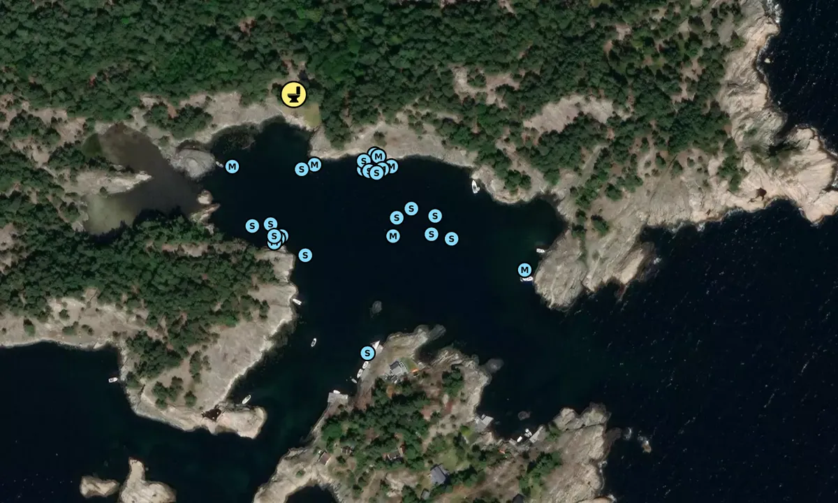 Satelite image of Hestehodet - Bragdøya