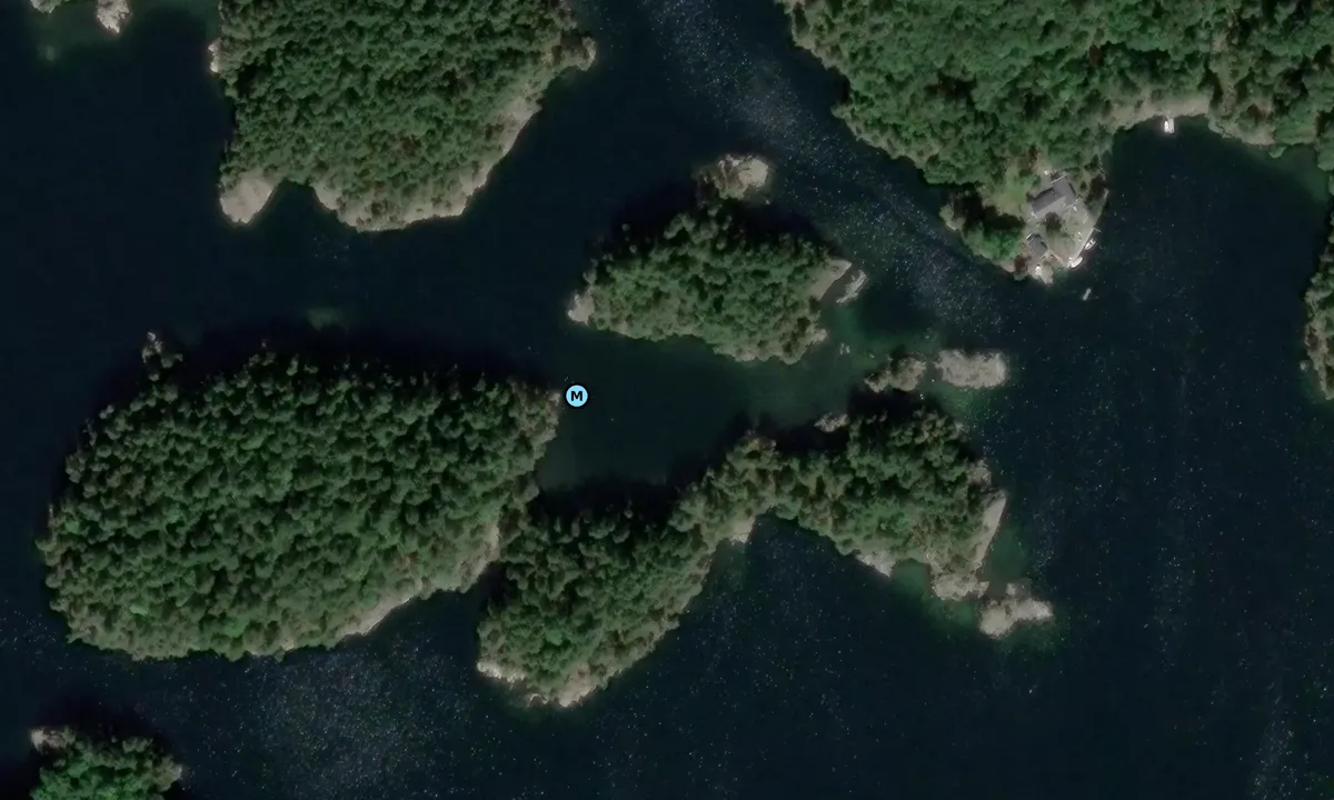 Satelite image of Hestholmen - Isefjærfjorden - Høvåg