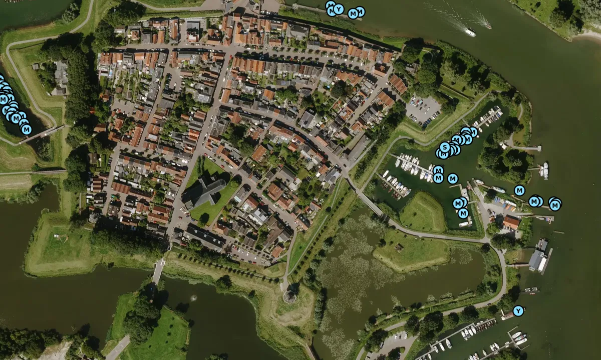 Satelite image of Het Gatje Watersport Marina