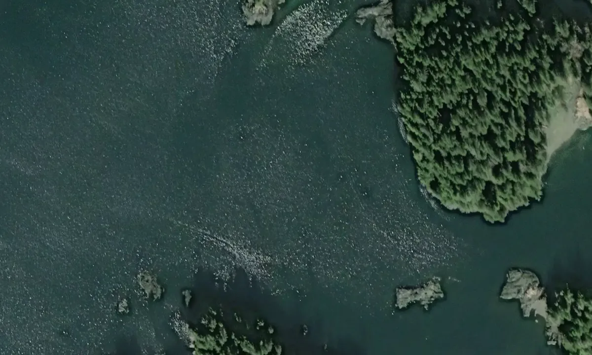 Satelite image of Hetta Cove