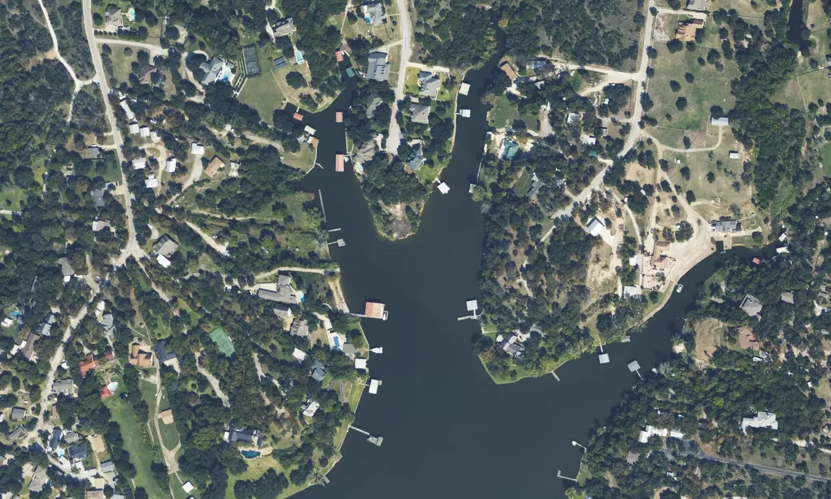 Satelite image of Hidden Cove