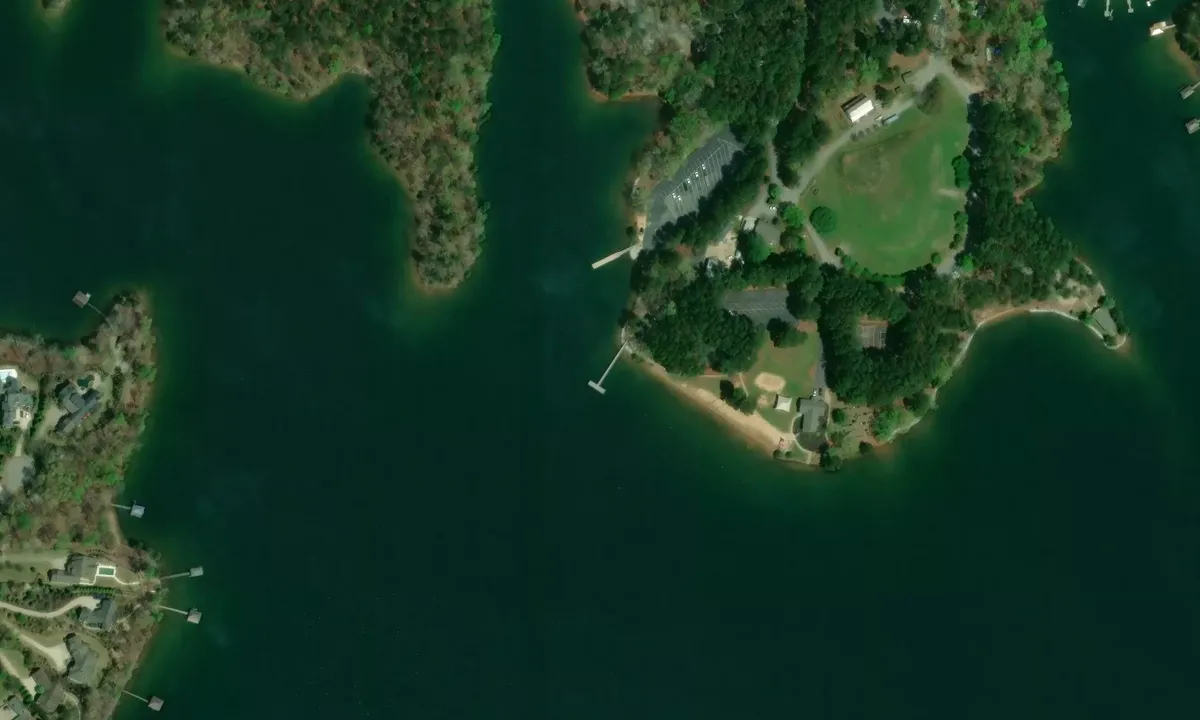 Satelite image of High Fall Park