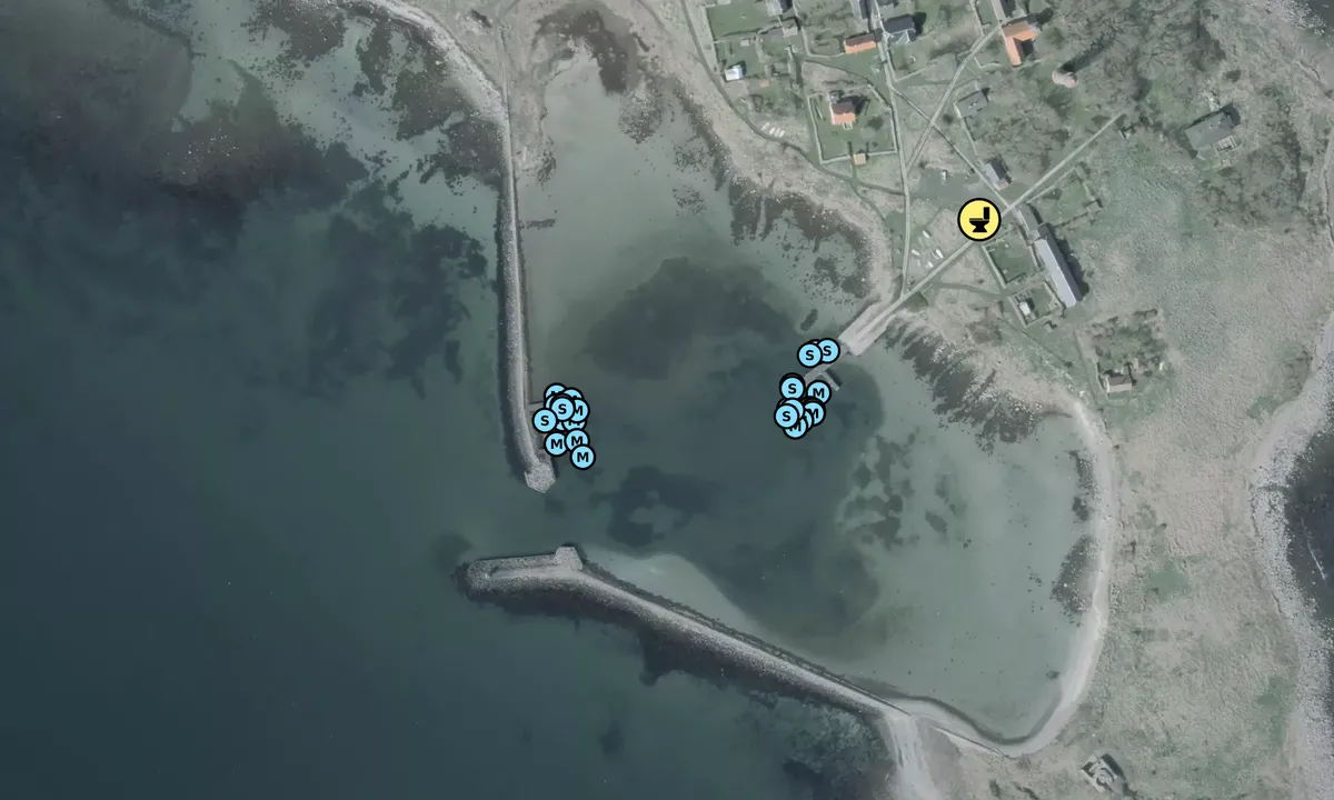 Satelite image of Hirsholm Havn
